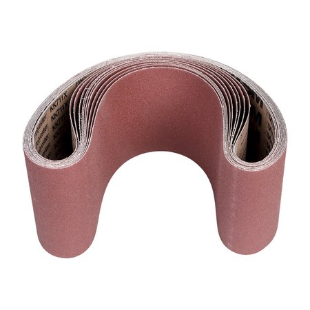 Pferd Coated Belt, Al/Oxd, 6"x48", 80 Grit, Coated, 6" W, 48" L, 80 Grit, Aluminum Oxide 49468